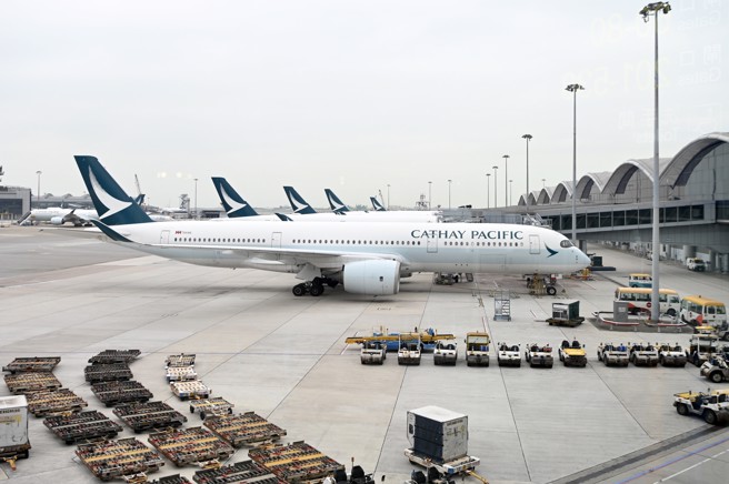 图为国泰航空飞机。（中新社资料照）