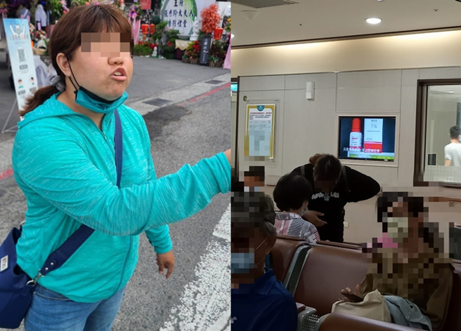 高雄「借钱姊」从殡仪馆转战医院，却1原因向阿嬷借300元失败了。（翻摄自脸书爆料公社）