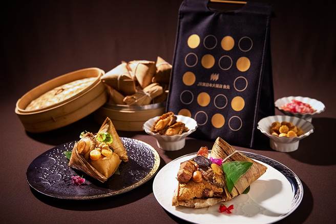 「2023凯华鲍粽情意礼盒」5月25日前预购付款，享85折早鸟优惠。（JR东日本大饭店台北提供）