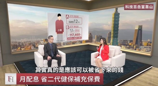 省下二代健保补充保费。(图片来源/復华投信Youtube影片)