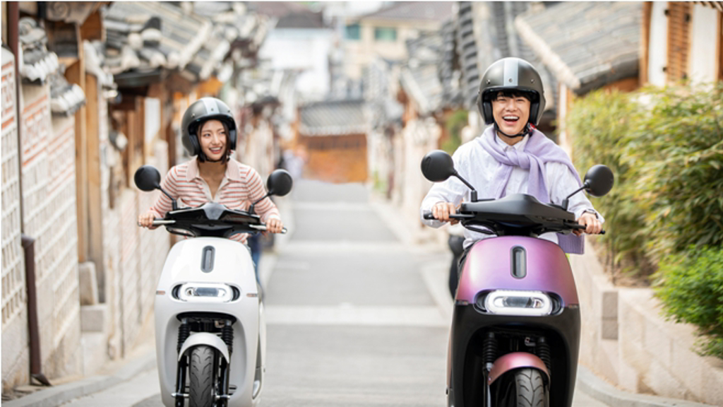 Gogoro 深化與韓國 Bikebank 合作，今年第三季開售 Gogoro 電動機車。 (圖/Gogoro提供)
