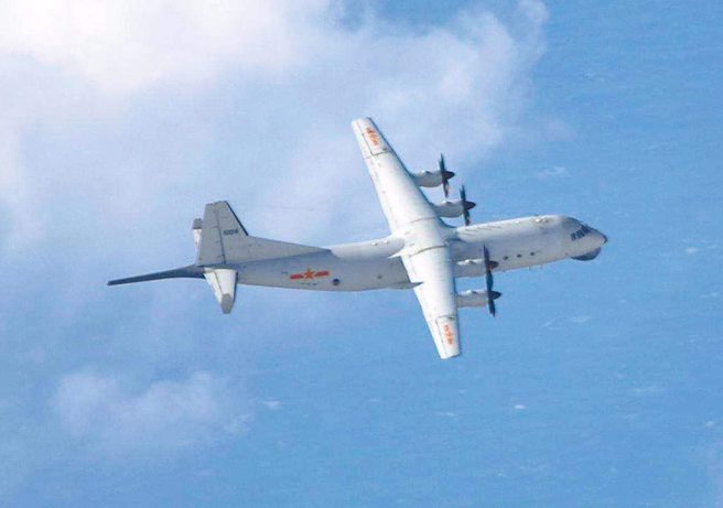 运8反潜机。（资料照片，国防部提供）