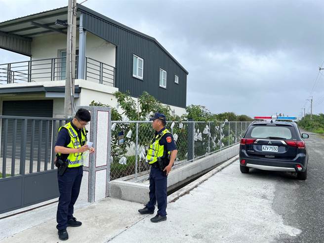 夏雪芒果盛产，台东警分局设立巡逻箱规画护果专案勤务。（台东县警察局提供／萧嘉蕙台东传真）