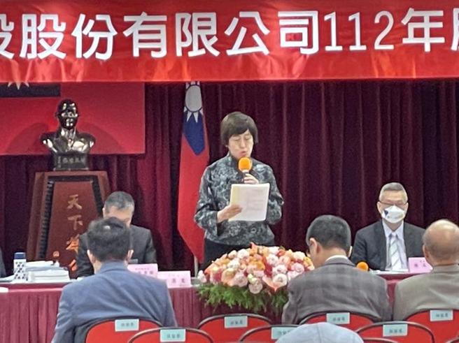 永丰金控24日举办112年股东会，董事长陈思宽主持。（图／魏乔怡）