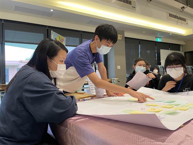 台东不同年龄与地区的青少年齐聚，汇集对于县内公共休閒空间与青少年活动课程等福利服务建议。（萧嘉蕙摄）