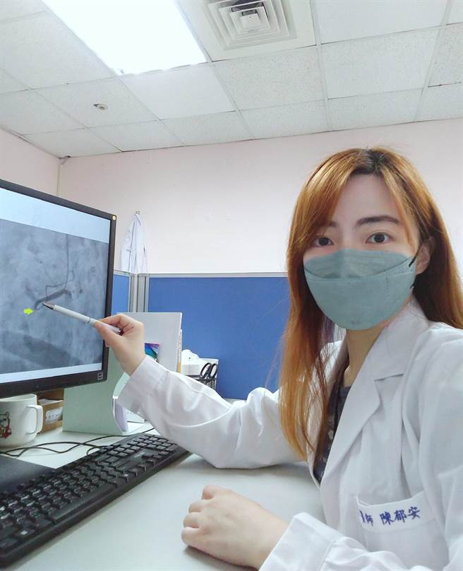 北市联合医院中兴院区心臟内科主治医师陈郁安。（北市联医提供）