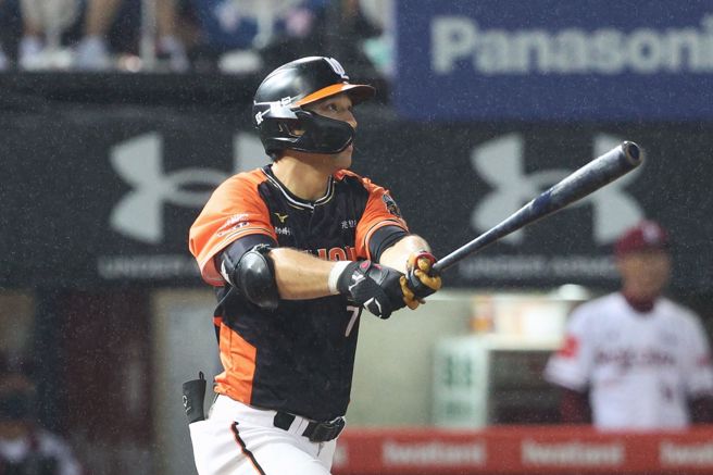 统一狮林安可24日敲出本季第7轰是支阳春炮。（资料照，统一狮提供）