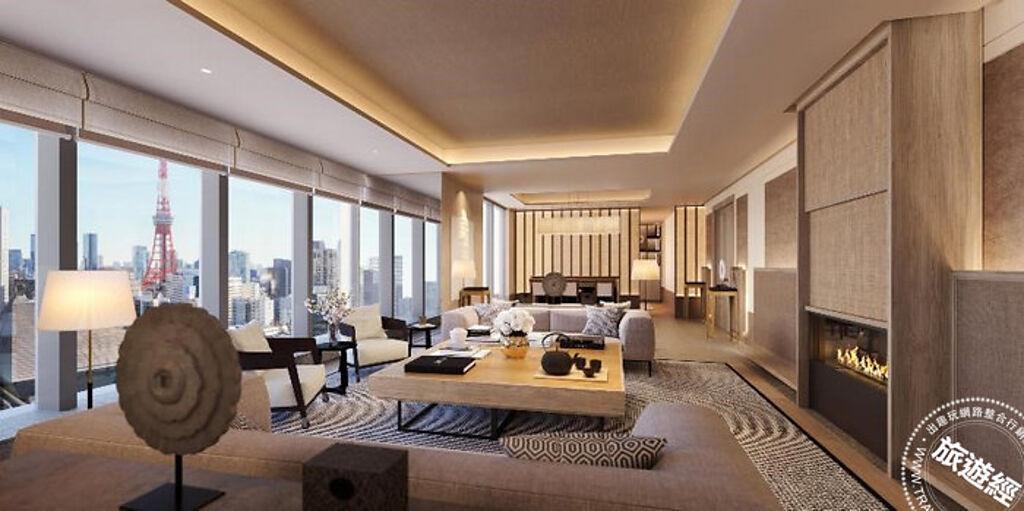 「Janu Tokyo」的「Janu套房（The Janu Suite）」。此飯店為安縵集團全新品牌的全球首間據點。（圖：JANU提供）
