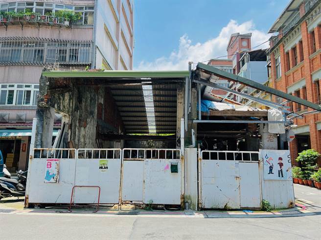 迪化街一段308号店屋明善堂，修復经费估约1400多万元，预计2025年竣工。（北市文化局提供／张芷瑜台北传真）
