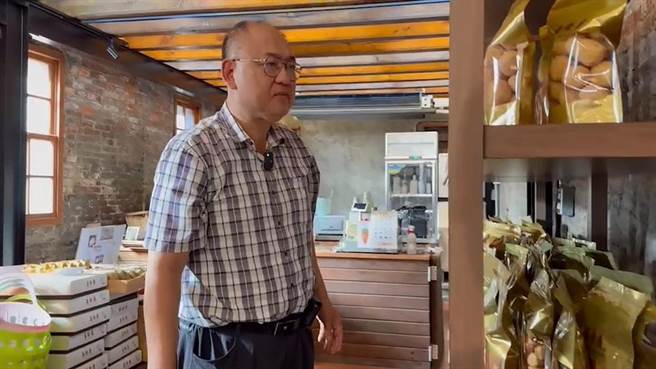 黄姓糕饼业者表示，赖母工作努力认真。（民眾提供／孙英哲彰化传真）