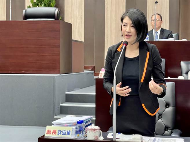 南投县长许淑华强调将与民眾站在一起，向中央争取重新检讨国土功能分区，希望能因地制宜，保障民眾权益。（杨静茹摄）