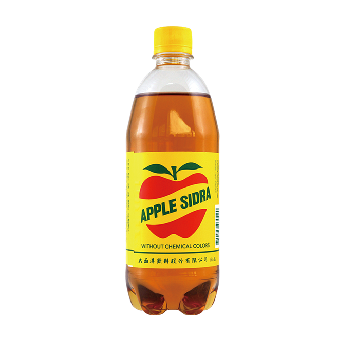 苹菓西打再爆有不明沉淀物，新北市卫生局已责令业者下架商品。（撷取自大西洋股份有限公司官网）