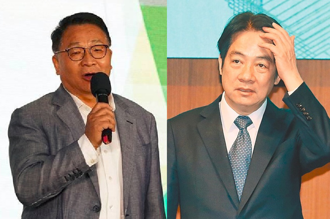 绿委陈欧珀(左)与im.B诈骗集团涉金援往来，但赖清德(右)竟定调为社会正常社交活动。（图／本报系资料照）