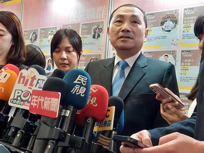 新北市长侯友宜。（陈慰慈摄）