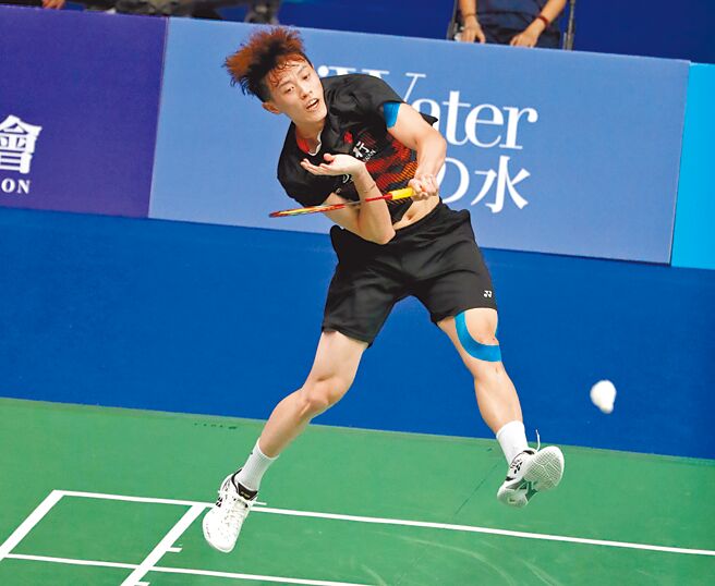 台湾羽球好手林俊易。（本报资料照片）