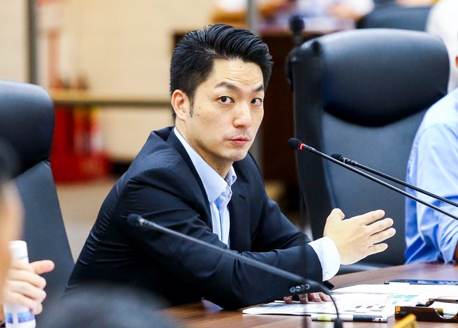 台北市长蒋万安26日出席交通会报。（粘耿豪摄）