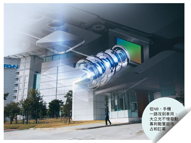 大立光以领先的塑胶镜头技术、高良率及产能规模三大优势，称霸手机镜头市场多年。(图/先探投资周刊提供)