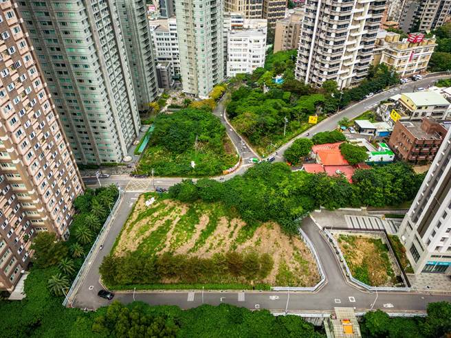 新北淡水竹围公保地将变身公园。（新北市城乡局提供）