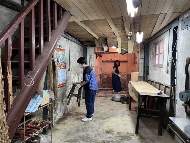 竹林印书局印刷厂内部空间。（新竹市政府提供／王惠慧新竹传真）