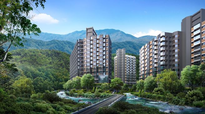  「星野之森」紧邻东区门户计画南港经贸园区，属于汐止新台五路一巷住宅，尽享大台北东区生活圈利多，主打南港下一站、房价不到1/3。（图/甲山林集团 提供）