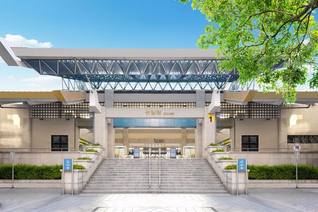 捷运竹围站商圈距北投士林科技园车程15分钟，房价仅需４字头，成近期交易热区。（图/甲山林 提供）