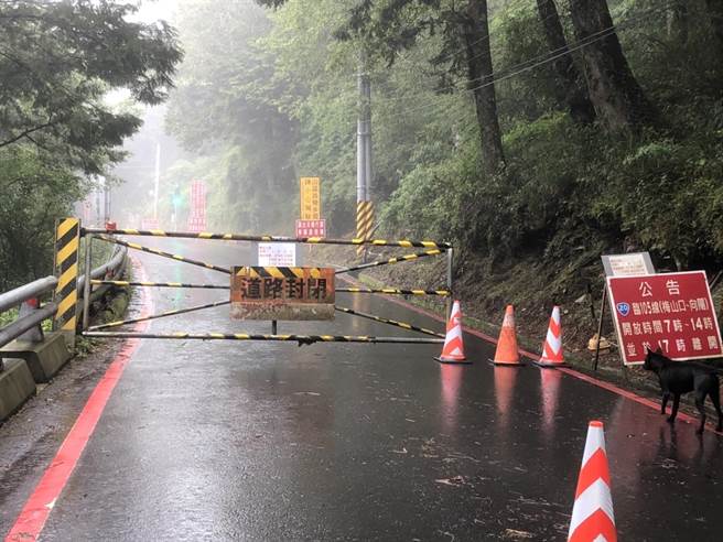 向阳管制站。（关山警分局提供／蔡旻妤台东传真）