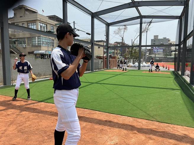 云林县北港镇建国国中终于有自己的棒球打击练习场。（云林县府提供）