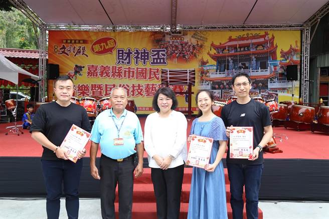 财神杯嘉义县市国民中小学音乐暨民俗技艺竞赛因疫情停办3年，今年復办。（吕妍庭摄）