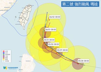 瑪娃颱風台灣門前繞一圈 專家：不排除暴風圈擦邊