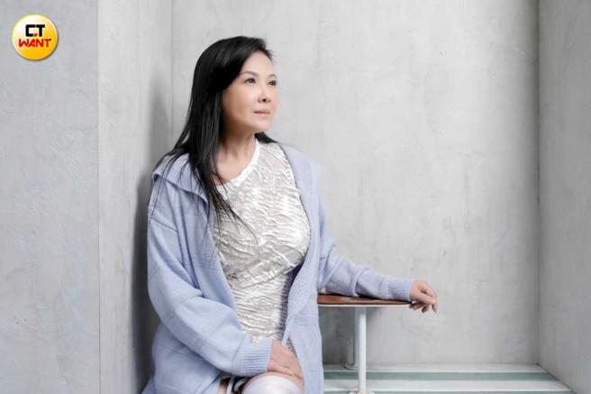 不担心被说都演坏女人，丁国琳自信喊：「我演的坏人都是有层次的。」（图／林士杰摄）