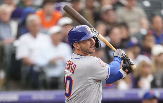 大都会全垒打王阿隆索。（美联社资料照）