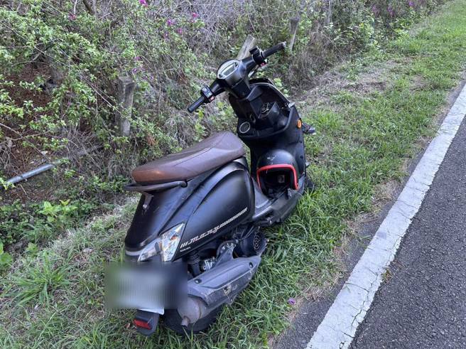 屏东一名男子28日凌晨酒驾撞上梅花鹿自摔，人鹿均伤重不治。（图／警方提供）