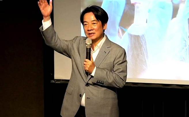 副总统赖清德28日受邀参与在台大举办的「2024校园总统马拉松论坛」。（取自主办单位直播画面）