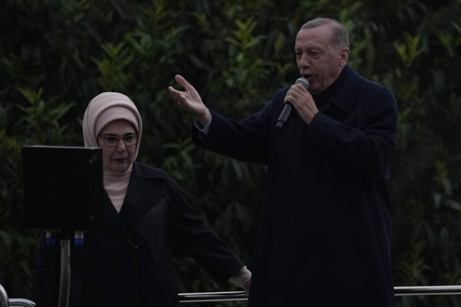 经济危机无损土耳其强人声势 艾尔多安再写不败传奇。(图/美联)