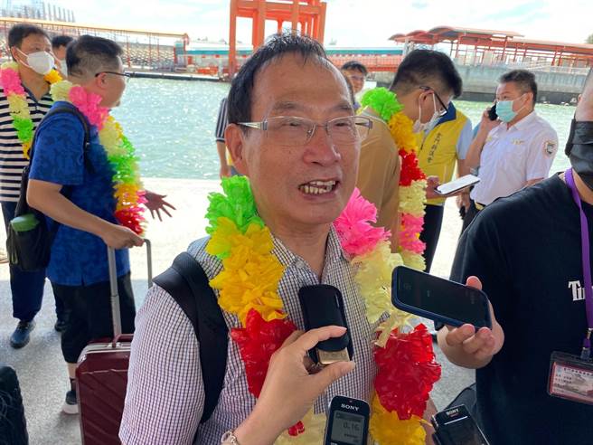 金胞会前会长陈庆元受访。（于家麒摄）