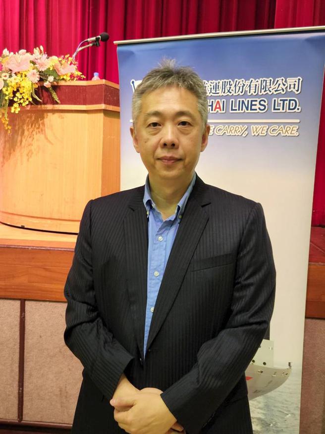 （万海董座陈柏廷。图／邱莉玲）