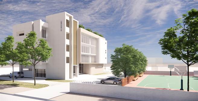 彰化市向阳乐活馆规画图。（彰化县政府提供）