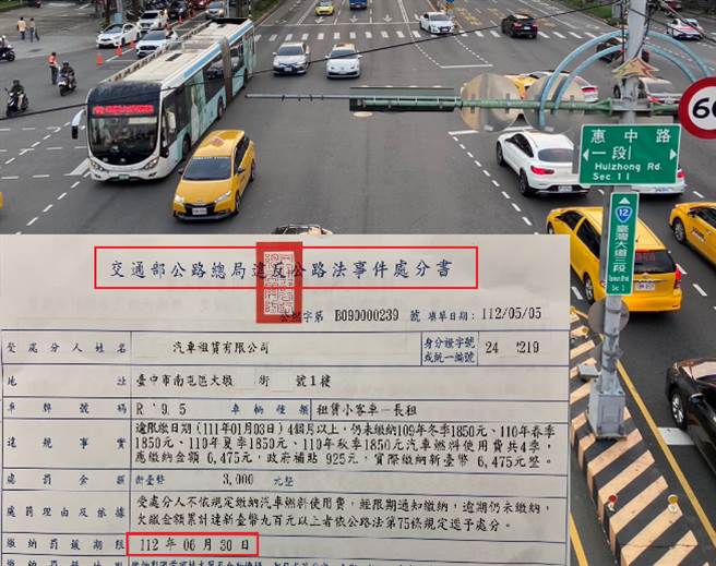 台中区监理所所长杨聪贤表示，车主收到处分书后，可于6月30日前，利用行动支付平台缴纳逾期罚锾，也可以持单至金融机构、邮局、便利超商或各区监理所（站）缴纳。（台中区监理站提供／潘虹恩台中报导）