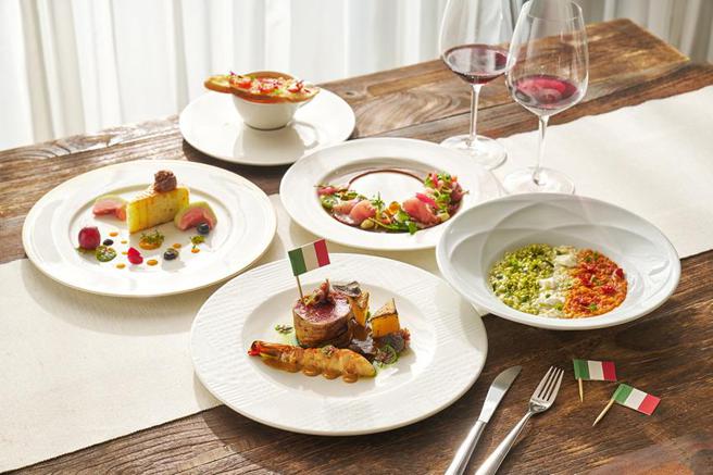 欢庆6/2义大利国庆，台北美福饭店GMT义大利餐厅推出「义起欢腾享食国庆」套餐。（图／台北美福饭店提供）