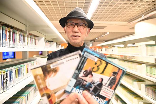 清大图书馆3楼有大批日本CD可借阅，都是由日本音乐评论家田家秀树所捐赠。（清大提供／王惠慧新竹传真）
