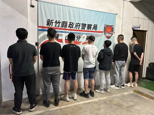 芎林发生棒球队砸车事件，警方知悉后成立专案小组将主嫌与共犯一併查缉到案。（警方提供／邱立雅竹县传真）