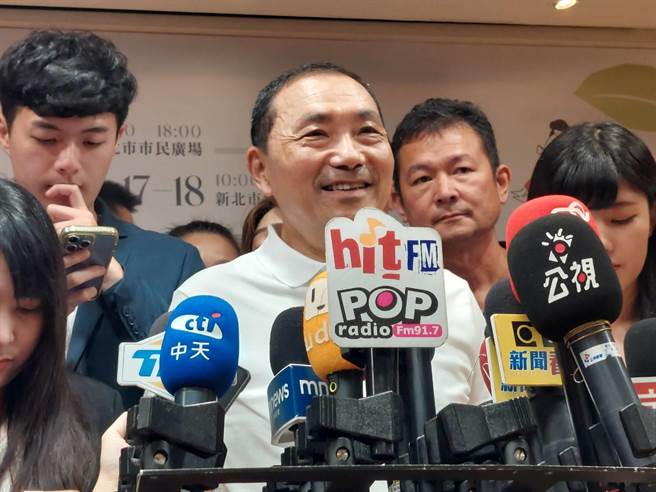 国民党总统参选人、新北市长侯友宜昨表态，若当选总统，核能将是选项之一，让台湾不缺电。（陈慰慈摄）