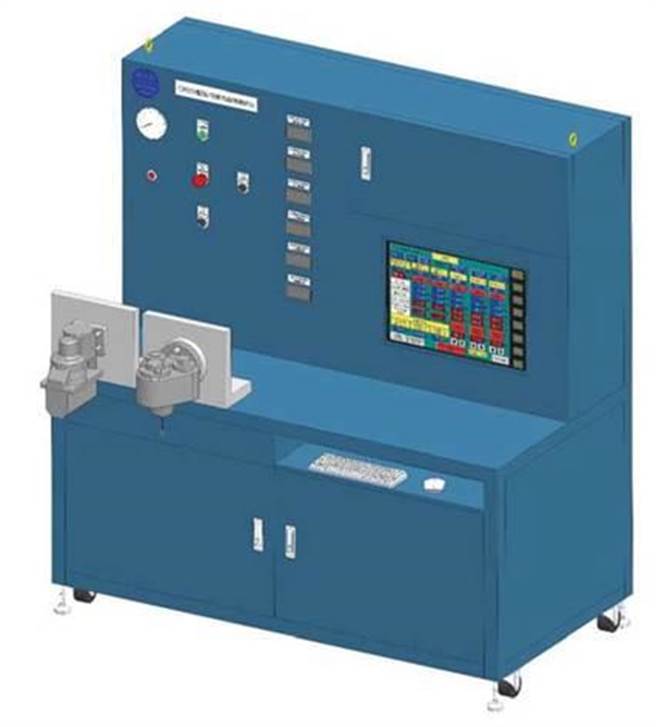 台铁C3W分配阀及可变荷重阀测试设备(台铁提供)