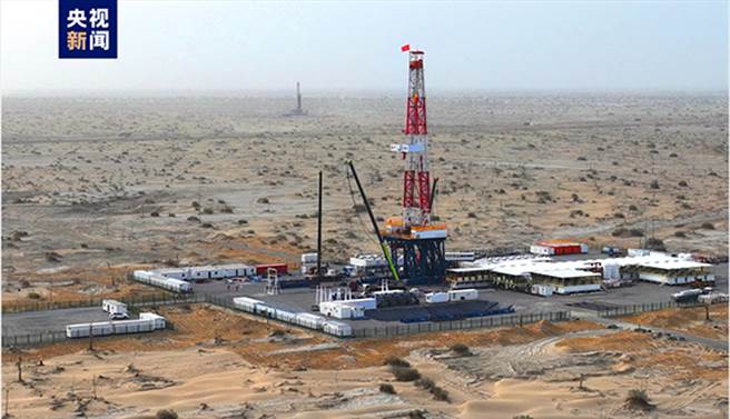 一深万难！大陆首口万米科学探索井开钻挺进地下一万米。（大陆央视）