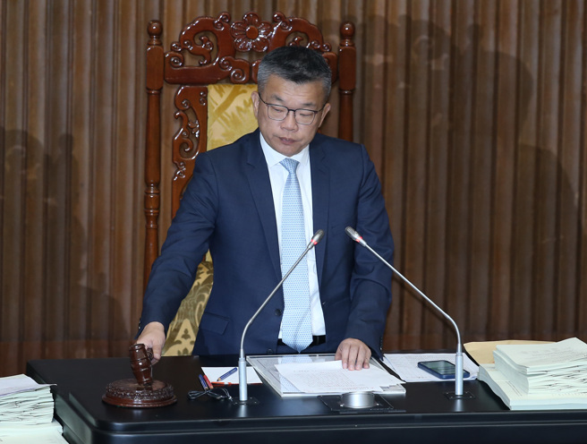 立院三读破坏国家基础设施最重判无期。（姚志平摄）