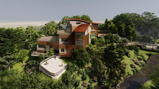 交通部观光局阿里山国家风景区管理处为持续优化阿里山石棹地区观光发展，规画将原有石棹资讯站，升级优化为复合式服务区，图为示意图。（ 阿里山管理处提供∕吕妍庭嘉义传真）