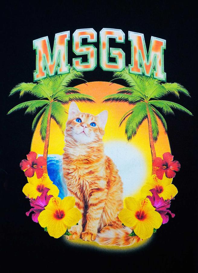 MSGM以猫咪为灵感打造多款单品。（MSGM提供）
