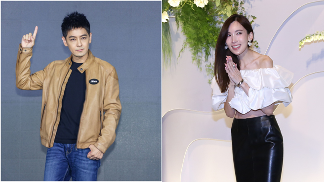 林志颖跟陈若仪(右)感情甜蜜。(图/中时资料照)