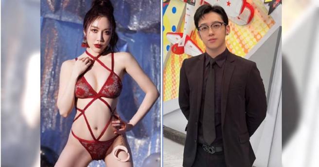 有「情欲女王」之称的珍琳被爆与男演员陈慕恋爱中。（图／取自珍琳、陈慕脸书）