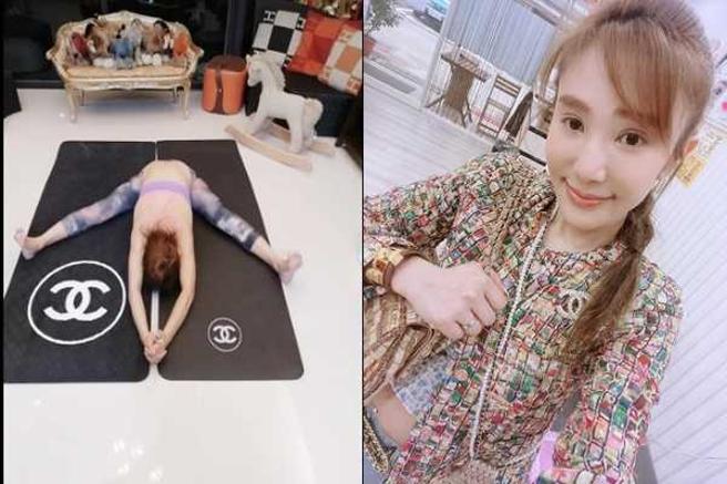 王子苓在脸书上所张贴的照片，不难发现其一身名牌，不料其名牌包法拍后，却被专柜鑑定为仿品。（图／翻摄自当事人脸书）